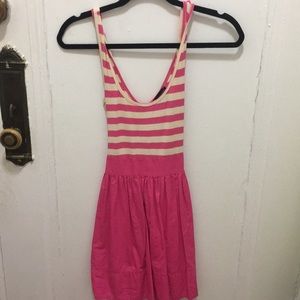 Pink and White summer sundress
